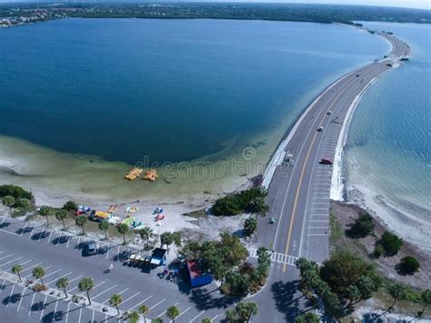 Florida Palm Harbor Beach and Island Stock Photo - Image of coast, hunt ...