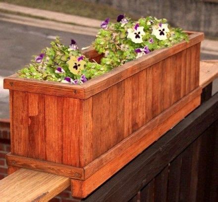 Deck Railing Flower Boxes Diy - CETDI