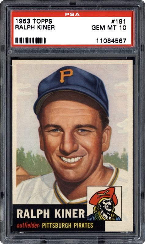 1953 Topps Ralph Kiner | PSA CardFacts™