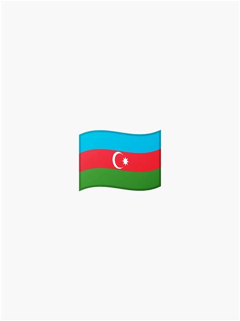 " Emoji flag Azerbaijan" Sticker for Sale by Stickypegatinas | Redbubble