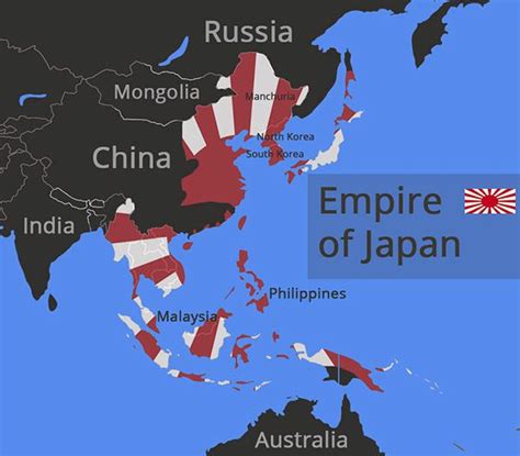 Map Japanese Empire - Best Map of Middle Earth