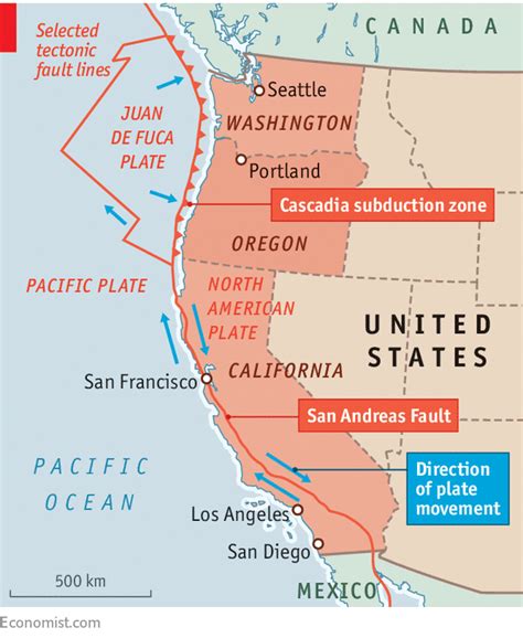 Cascadia Subduction Zone linked to San Andreas Fault - Strange Sounds