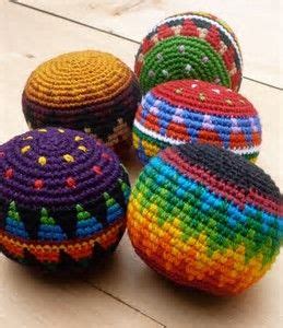 Image result for Hacky Sack Crochet Pattern | Crochet patterns, Crochet hacky sack, Crochet crafts