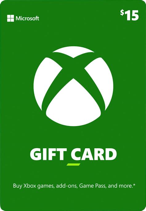 Customer Reviews: Microsoft Xbox $15 Gift Card XBOX MICROSOFT GIFT CARD ...