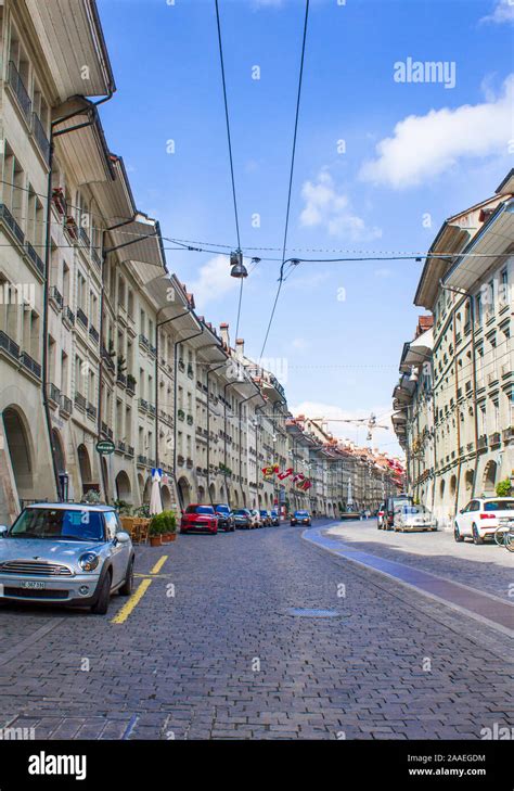 Streets of Bern. Street photo Stock Photo - Alamy