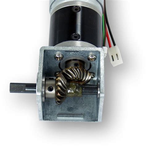 IG42 24VDC Right Angle 122 RPM Gear Motor with Encoder