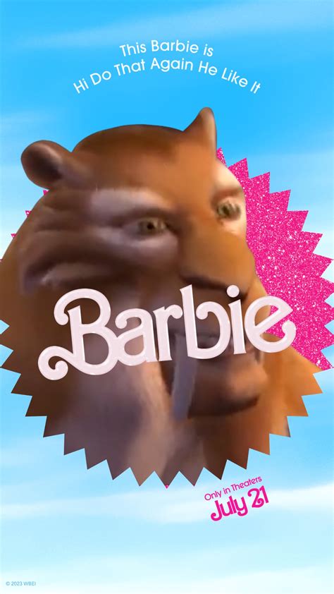 Diego From Ice Age In Barbie (2023) by Kylewithem on DeviantArt