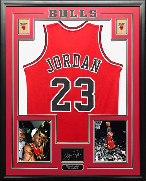 Michael Jordan 34.5x42.5 Custom Framed Jersey | Pristine Auction