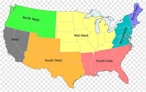 El Mapa De Los Estados Unidos - Mapa De Estados Unidos De America Con Nombres De Estados 1949335 ...