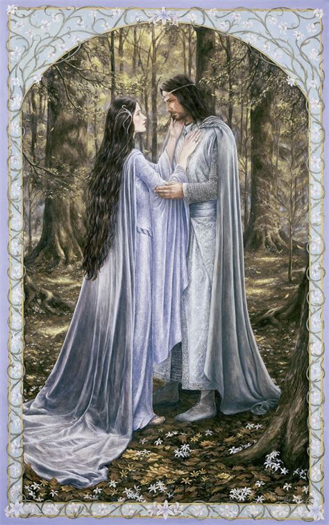 'Arwen and Aragorn' by Matthew Stewart : r/TolkienArt