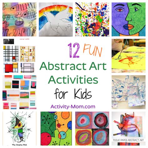 Abstract Art Activities for Kids - The Activity Mom