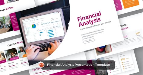 Financial Analysis PowerPoint Template Incl. financial & report ...