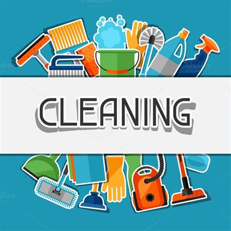 Backgrounds with cleaning icons. | Cleaning icons, Cleaning business cards, Spring cleaning tools