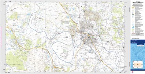 Singleton 9132-4N NSW 1:25k Topographic Map | Shop Mapworld