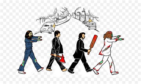 Download The Png Stickpng Walking - Abbey Road Beatles Logo Beatles Abbey Road Vector,The ...