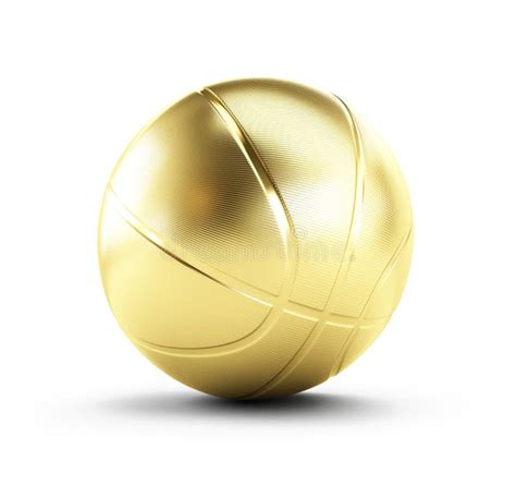 Gold basketball ball stock illustration. Illustration of rubber - 27735116