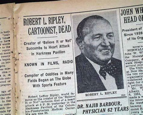 Robert Ripley death.... - RareNewspapers.com