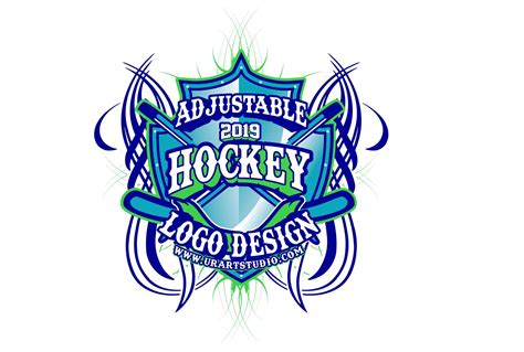 HOCKEY VECTOR LOGO DESIGN FOR PRINT AI EPS PDF PSD 507 - UrArtStudio