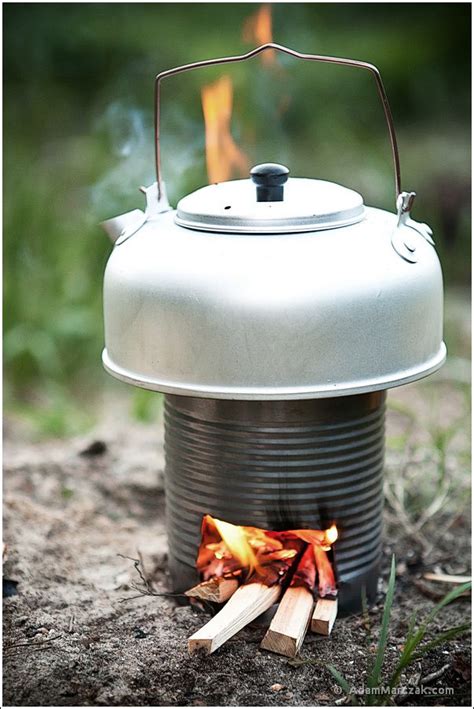 Hobo stove and tea... | Camping meals, Wood gas stove, Easy camping meals