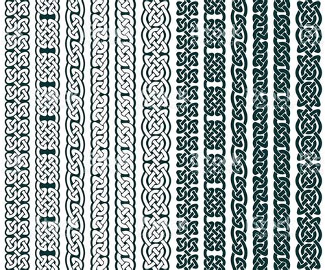 Collection of celtic patterns, celtic borders, vector illustration | Celtic patterns, Viking ...