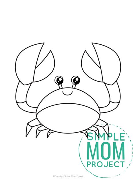 Printable Crab Template