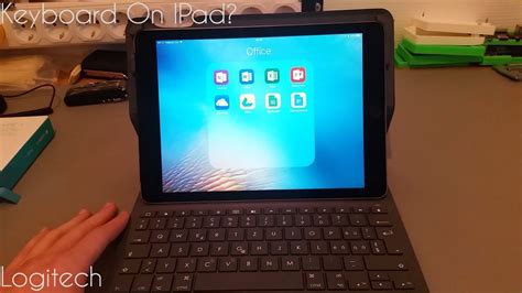 Keyboard for iPad Air 2: Logitech Type+ - YouTube