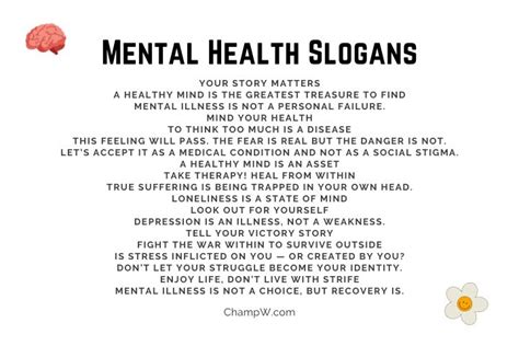 150+ Best Mental Health Slogans For Social Well-being