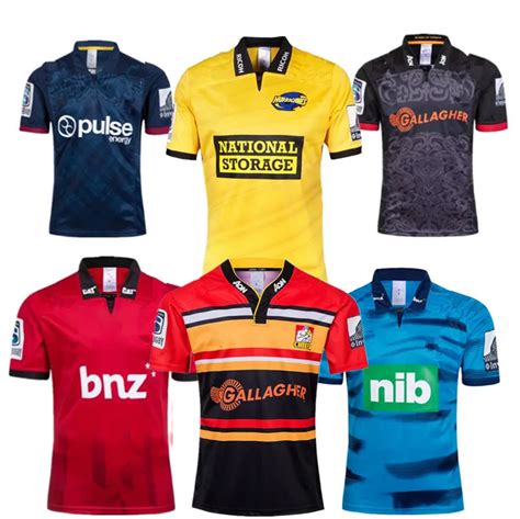 2019 New Zealand Super rugby Jerseys CRUSADERS HURRICANES Highlanders ...