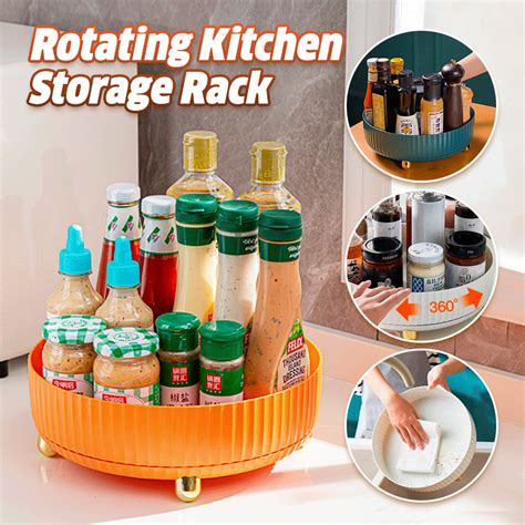 Rotating Kitchen Storage Rack - DaisytailPRO