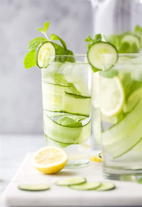 Detox Lemon Cucumber Water Recipe | Easy Detox Drink!