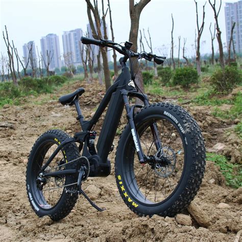 Long Range Full Suspension 26 Inch Mid Drive 1000w Bafang G510 Ultra 48v Electric Bicycle ...