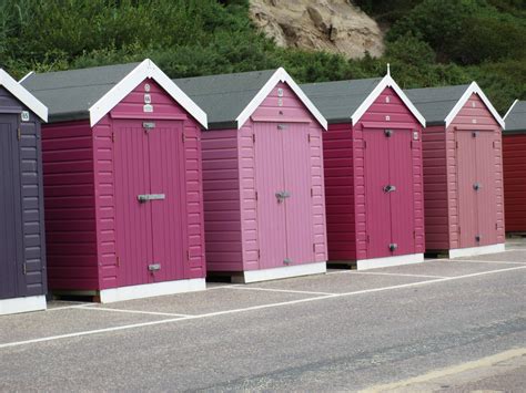 Bournemouth beach huts | Bournemouth beach, Beach hut, Outdoor structures