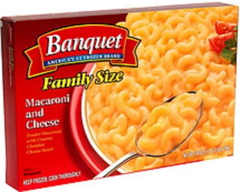 Banquet Family Size Macaroni and Cheese - 28 oz, Nutrition Information | Innit