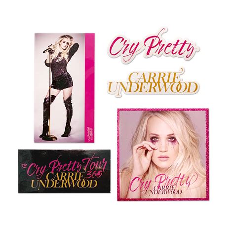 The Cry Pretty Tour 360 Sticker Pack – Carrie Underwood Online Store