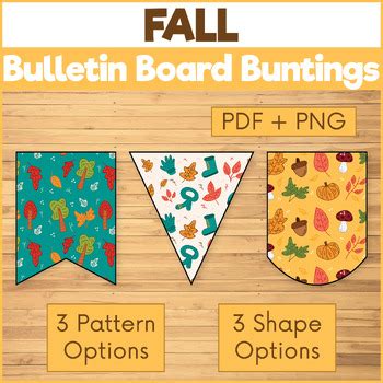 Fall Leaves Bulletin Board Borders and Banners November Classroom Decor