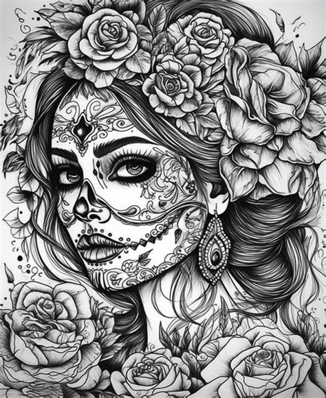 Premium AI Image | Day of the dead art