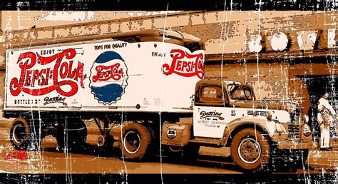 #Camion #Pepsi #Cola #vintage #tableau | Pepsi, Pepsi vintage, Classic ...