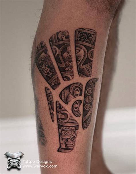 Aztec Eagle Head Tattoo Design - ₪ AZTEC TATTOOS ₪ Warvox Aztec Mayan Inca Tattoo Designs