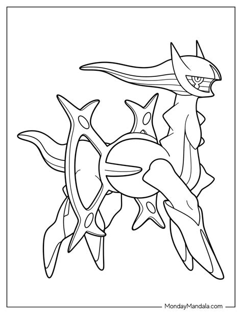 Legendary Pokemon Coloring Pages Free Pdf Printables 8580 | The Best ...