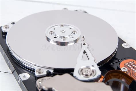 HDD Hard Disk Drive Open stock photo. Image of close - 16171688