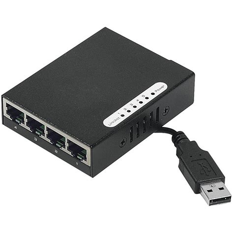 Mini switch auto-alimenté par USB (4 ports Gigabit Ethernet) (N/A ...