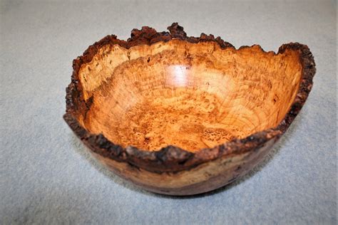 Cherry Burl Wood Bowl with Live Edge | Etsy