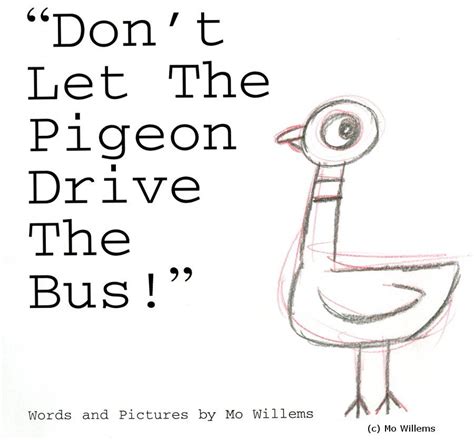 Dont Let The Pigeon Drive The Bus Coloring Page