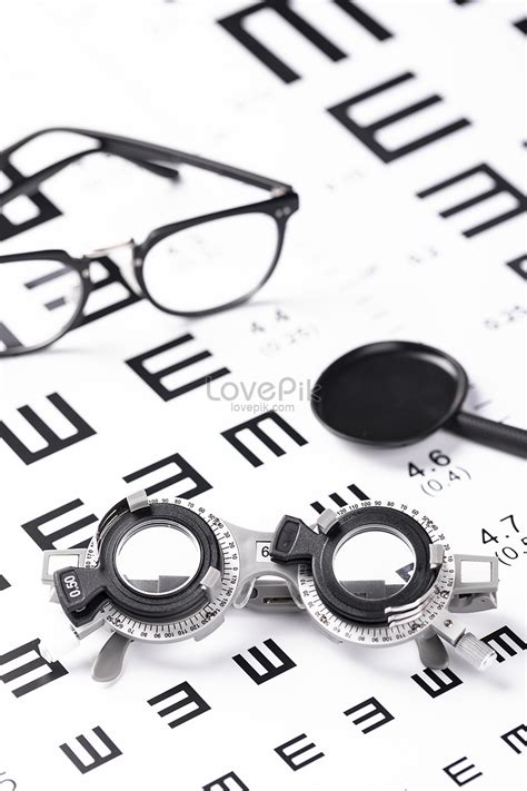 Visual Acuity Chart And Optometry Frame Picture And HD Photos | Free Download On Lovepik