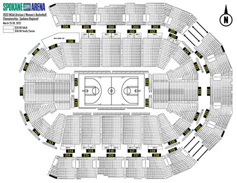 2022 NCAA DI Women's Basketball | Spokane Arena | March 25 & 27, 2022 ...