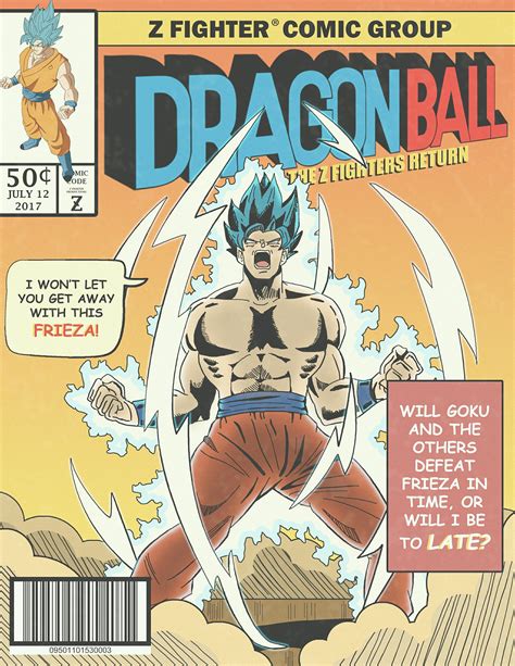 [OC] Marvel-Style Dragon Ball Z Comic Cover I Made : r/dbz