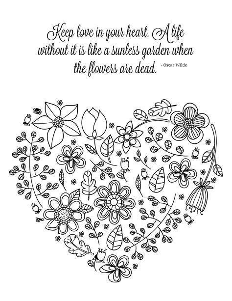 Coloring Pages With Love Quotes Coloring Pages