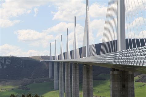 Free Images : sky, france, landmark, clouds, engineering, design, cable stayed bridge ...