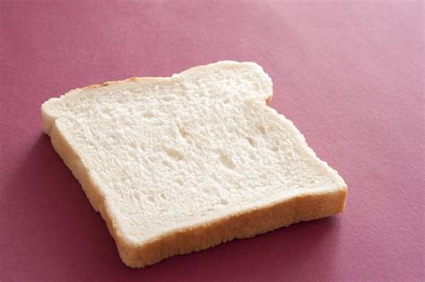 Slice of fresh white bread - Free Stock Image