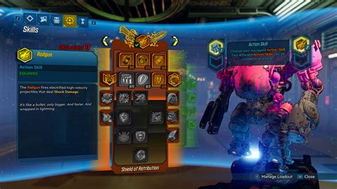 Borderlands 3: Moze Skill Tree - Hold to Reset